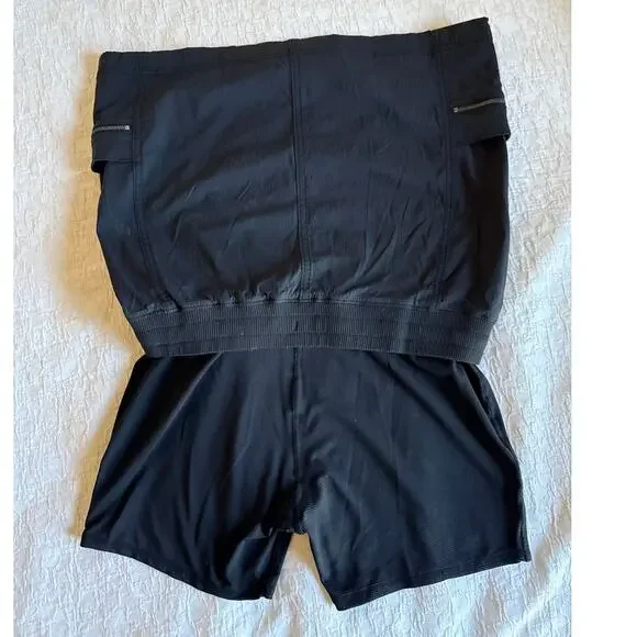 Athleta Trekkie Skort In Black Size 12 Hiking Travel *EUC - Picture 3 of 7